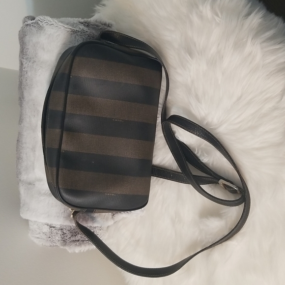 RARE FIND!  Vintage Fendi Zebra Crossbody - Picture 2 of 2